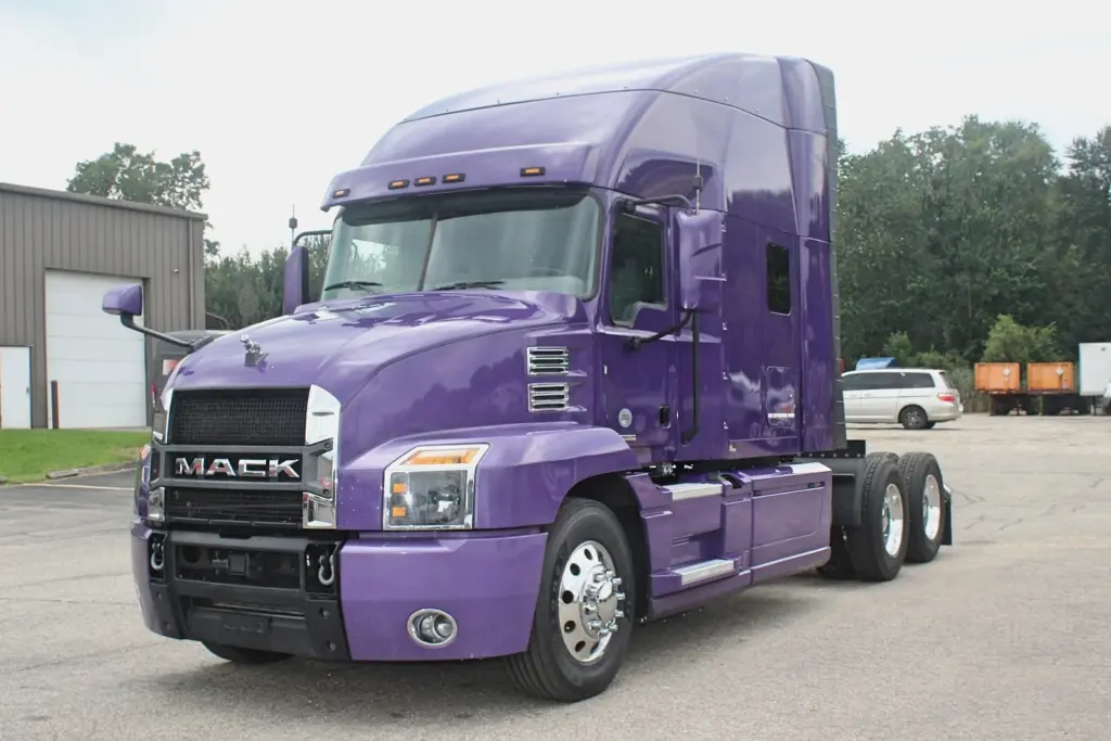 2023 Mack Anthem semi truck - front side exterior view