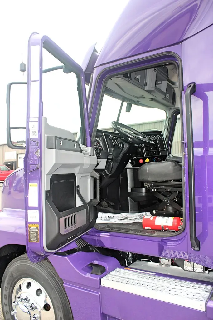 2023 Mack Anthem - open driver door and cab interior