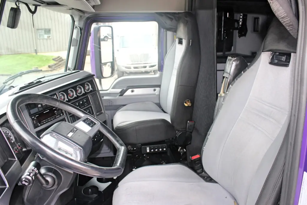 2023 Mack Anthem - driver and passenger seats with cab interior