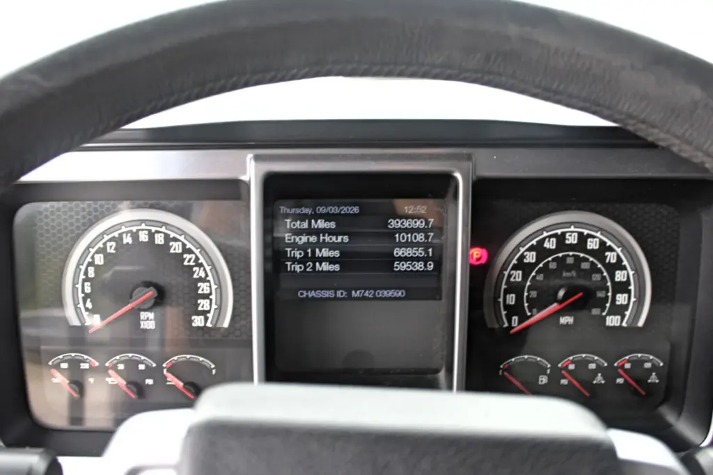 2023 Mack Anthem - instrument cluster and driver information display