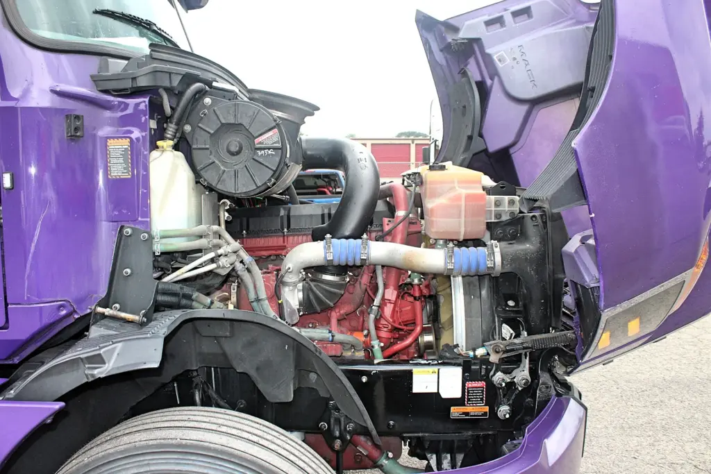 2023 Mack Anthem - engine compartment close-up