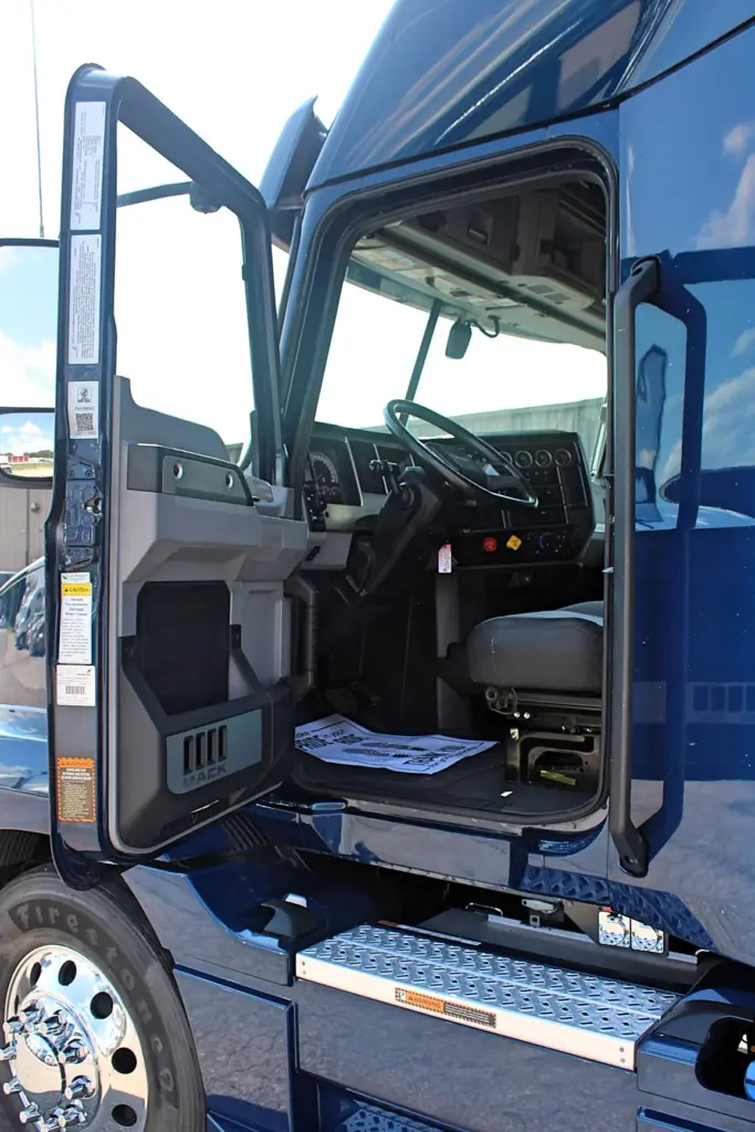 2023 Mack Anthem - open driver door and cab interior