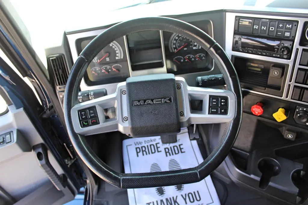 2023 Mack Anthem - steering wheel and dashboard