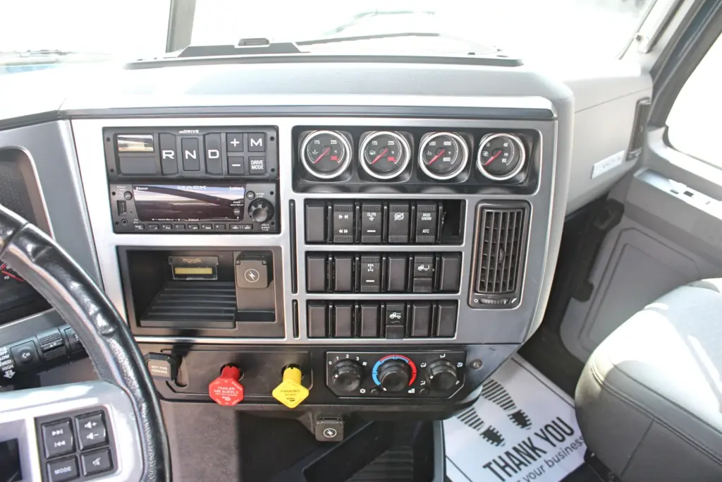 2023 Mack Anthem - dashboard controls and gauges