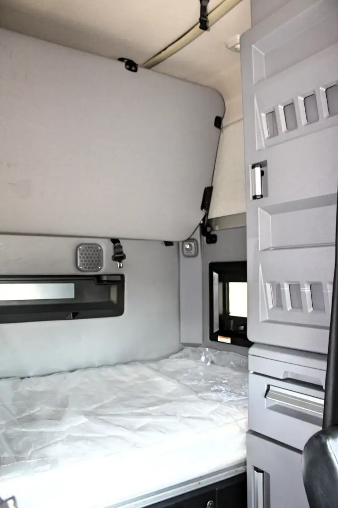 2023 Mack Anthem - sleeper bunk and storage compartments