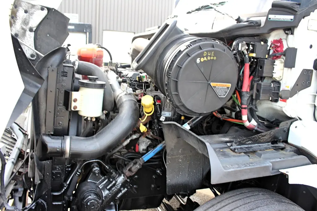 2020 International RH613 engine compartment and A26 diesel engine components