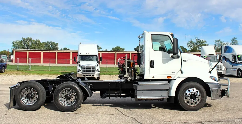 2020 International RH613 tandem axle day cab truck passenger side profile