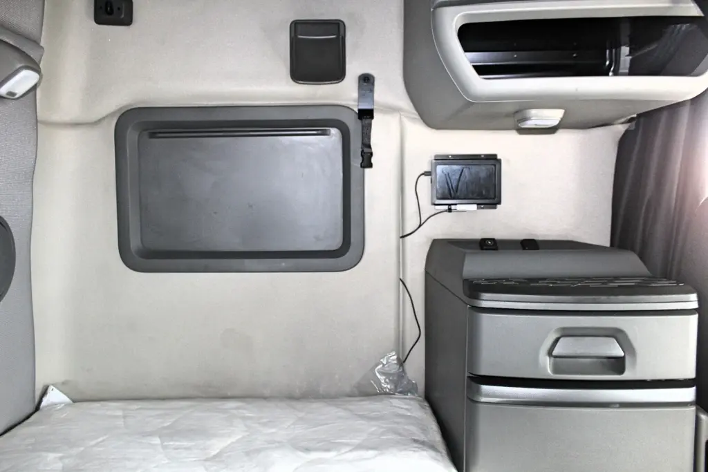2024 Volvo VNL 760 sleeper - bunk, storage cabinets, refrigerator and interior monitor