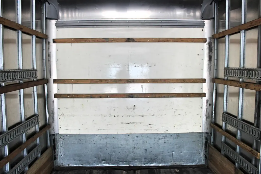 2019 International MV607 - rear cargo door interior view