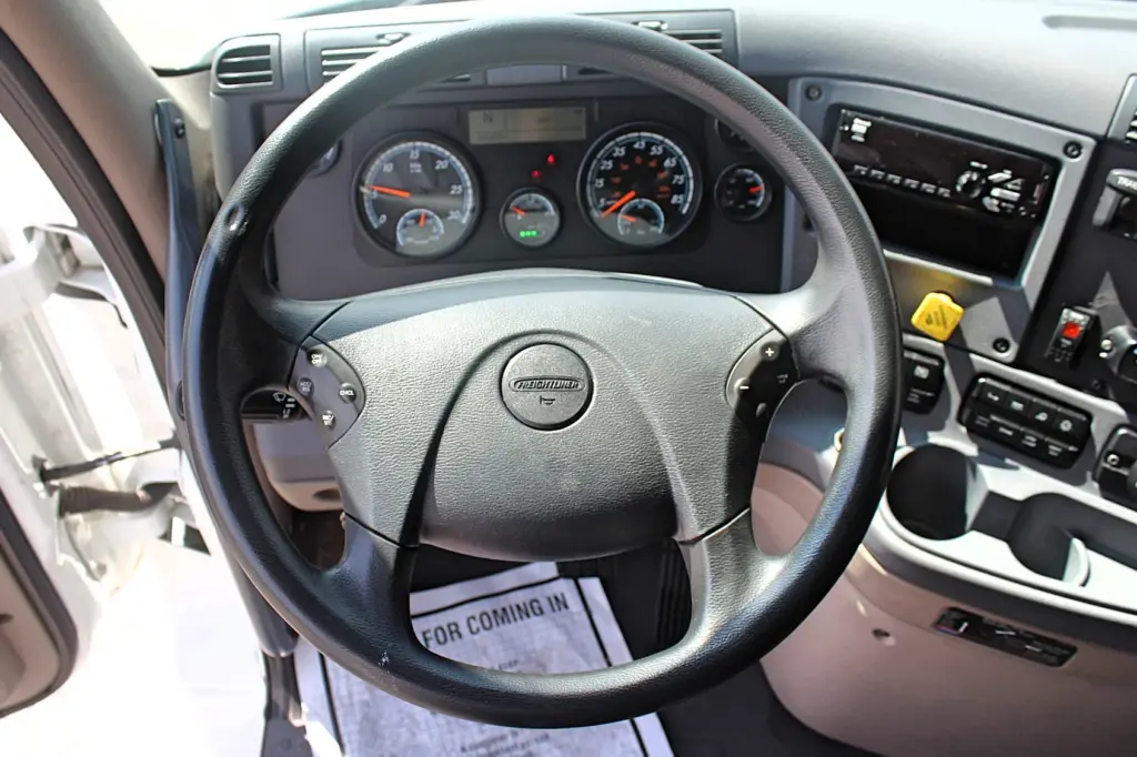 2020 Freightliner Cascadia 125 - steering wheel and dashboard