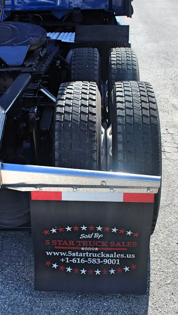 2020 Volvo VNL 760 – rear dual tires and 5 Star Truck Sales mud flap